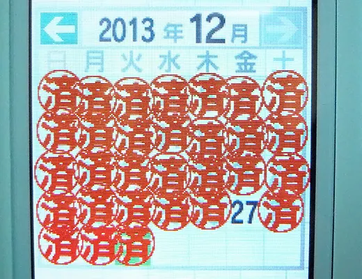 瞬きほどの差で目標に届かなかった2013年12月の脳トレ結果