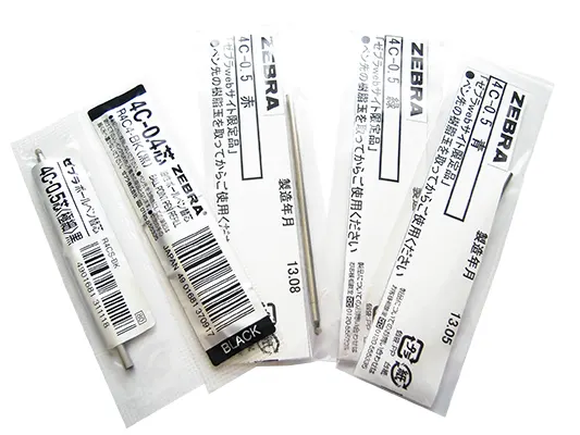 LAMY2000 4色ボールペン L401にゼブラの替え芯を試してみた