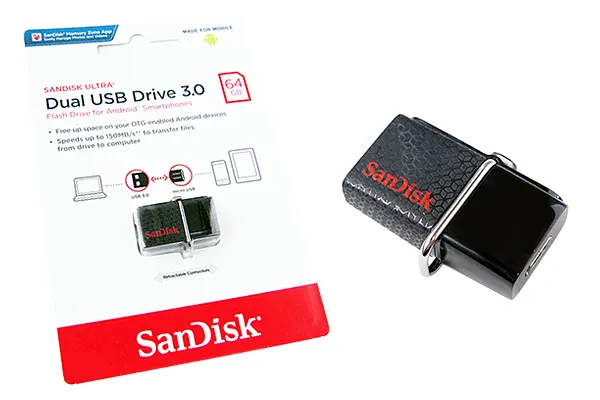 タブレットのNexus7用に購入したUSBとmicroUSBの両方で使えるメモリースティック