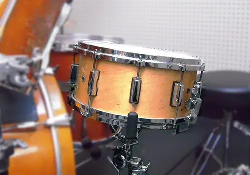 楽器をアップで撮影